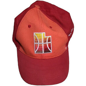 Utah Jazz Hat NBA Zion Bank Basketball Snapback Orange Red State Embroidered
